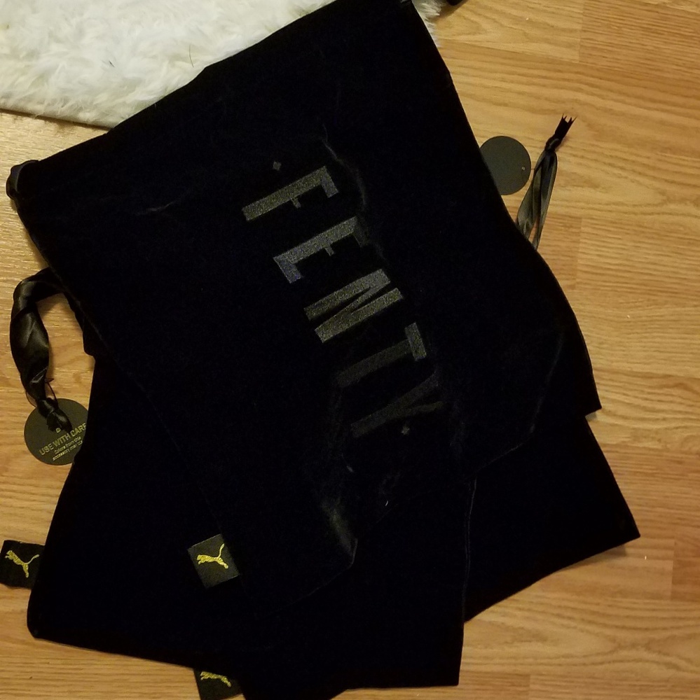 Black Fenty Puma Shoes dust bag!